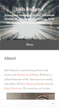 Mobile Screenshot of joshroiland.com